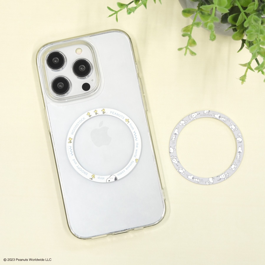 ピーナッツ スヌーピー MagSafe 対応 メタルステッカー