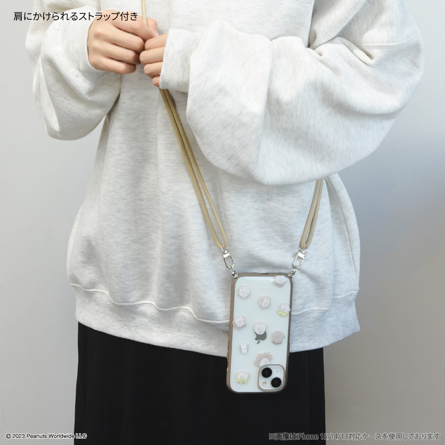 ピーナッツ スヌーピー IIIIfit Loop iPhone 15 Pro 対応 ケース