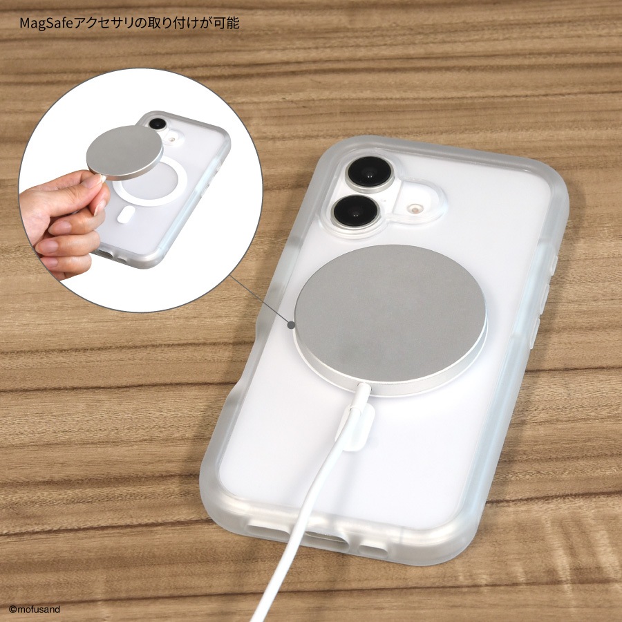 mofusand iPhone16 MagSafe 対応 プランプフレームケース
