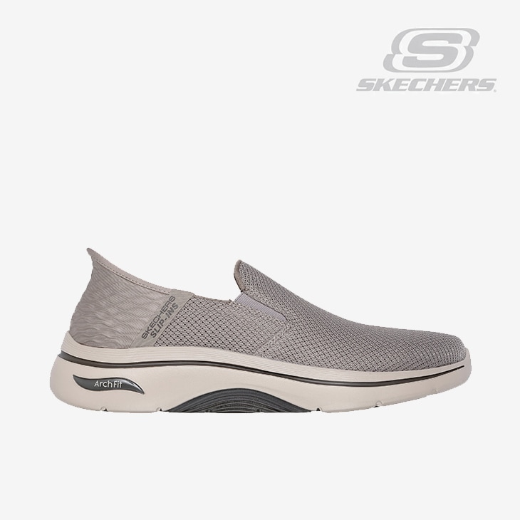 ・SKECHERS｜Slip-Ins Go Walk Arch Fit 2.0 Hands Free 2/ スケッチャーズ/スリップインズ ゴー ウォーク アーチ フィット ハンズ フリー/ナチュラル # SKECHERS｜Slip-Ins Go Walk Arch Fit 2.0 Hands Free 2