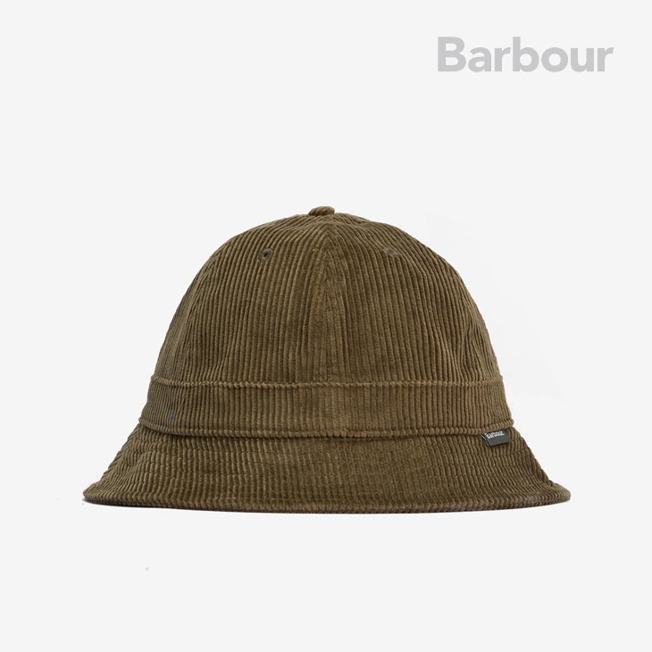 ・BARBOUR｜Westdale Corduroy Bucket Hat/ バブアー/ウエストデール コーヂュロイ バケット ハット/オリーブ # BARBOUR｜Westdale Corduroy Bucket Hat/ バブアー/ウエストデール