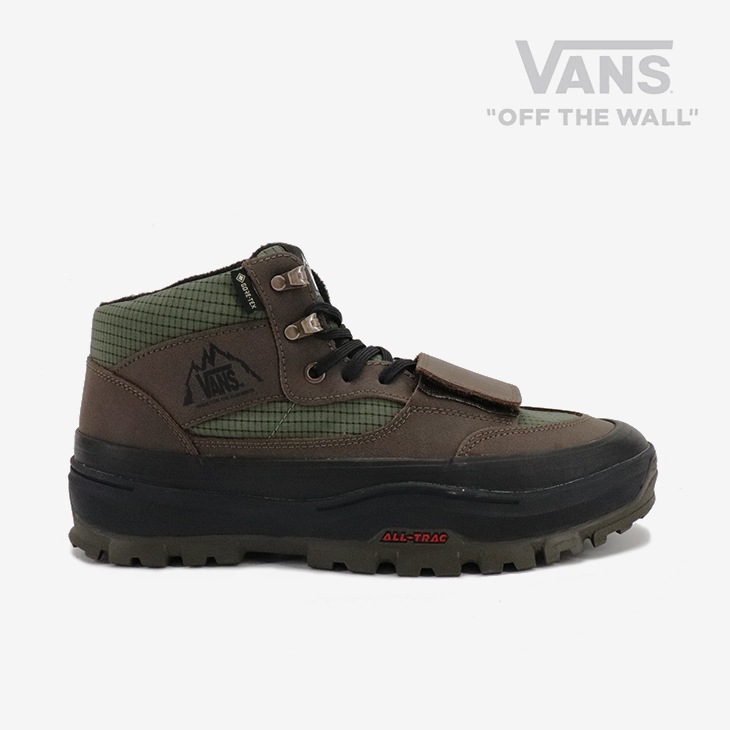 ・VANS｜MTE Mountain Edition Mid Gore-Tex Insulated/ ヴァンズ/マウンテン エディション ミッド ゴアテックス インシュレーテッド /ダークグリーンｘダークブラウン # VANS｜MTE Mountain Edition Mid Gore-Tex Insulated/ ヴァンズ