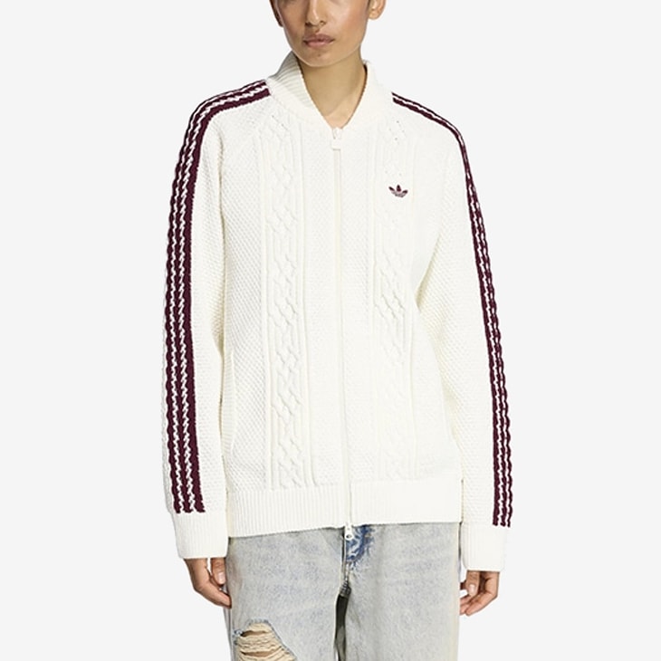ADIDAS Originals|W Archive Cut Line Knit Track Top Stripe ADIDAS Originals|W Archive Cut Line Knit Track Top Stripe