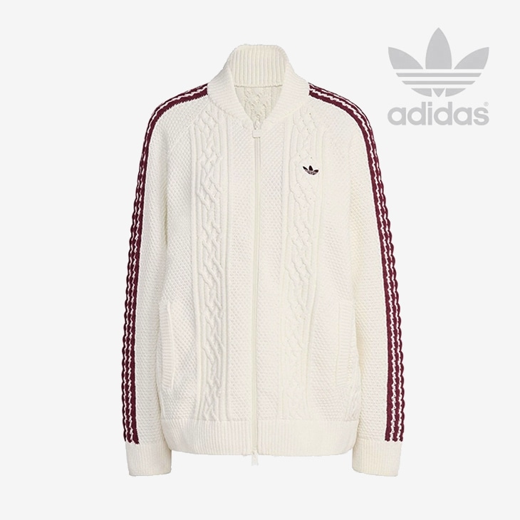 ADIDAS Originals｜W Archive Cut Line Knit Track Top Stripe