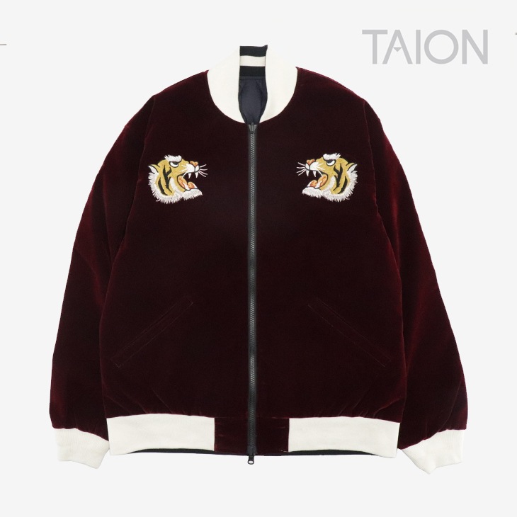 TAION｜Japan Special Reversible Sukajan Down Jacket/ タイオン