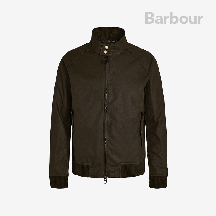 ・BARBOUR｜ｘBaracuta Porton Waxed G9 Harrington Jacket/ バブアー/バラクータ ポートン ワックス G9 ハリントン ジャケット/オリーブグリーン # BARBOUR｜xBaracuta Porton Waxed G9 Harrington Jacket/ バブアー