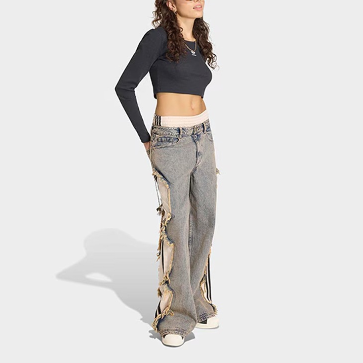 ADIDAS Originals｜W Adilenium 5.0 Deconstructed Denim Pants