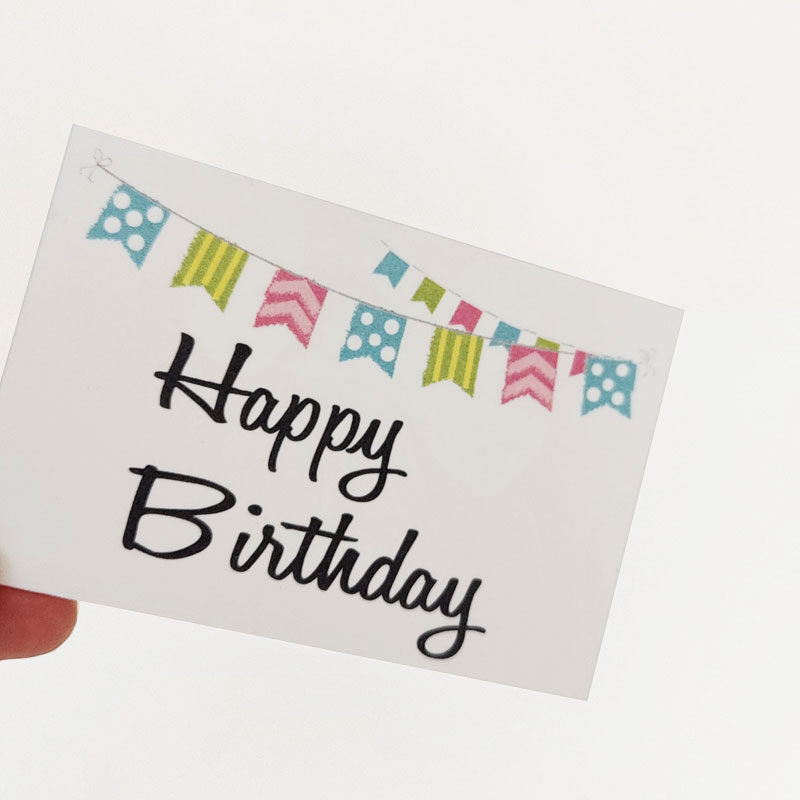 ラッピング メッセージカード付き 「お誕生日」