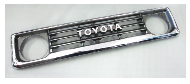 レア）ランクル70再販用/純正部品/TOYOTAロゴ メッシュグリル 旧TOYOTAロゴタイプ ラジエターグリル 53101-60060