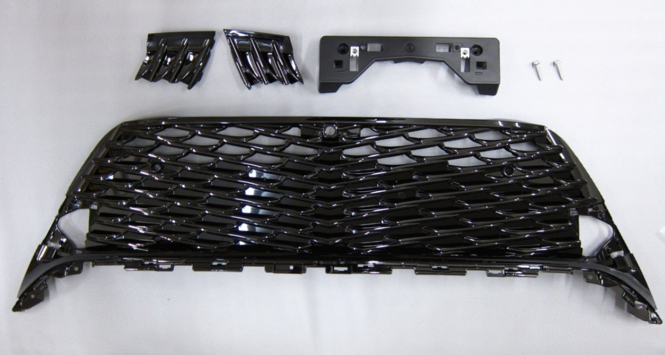 ハリヤーPHEV AXUP85 ラジエータグリル(カメラ穴有り) 53112-48480 他