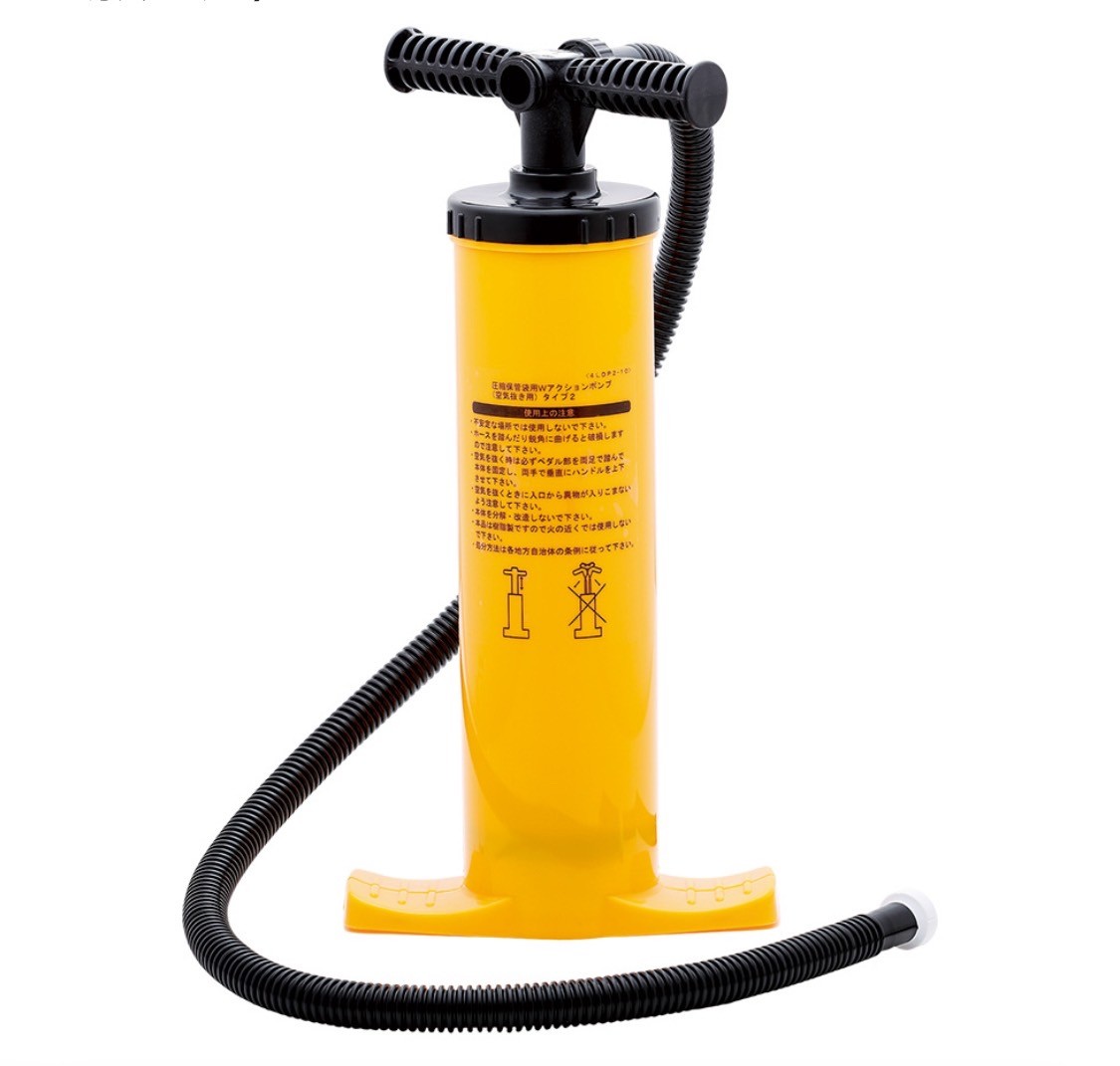 圧縮保管袋用Wアクションポンプ2