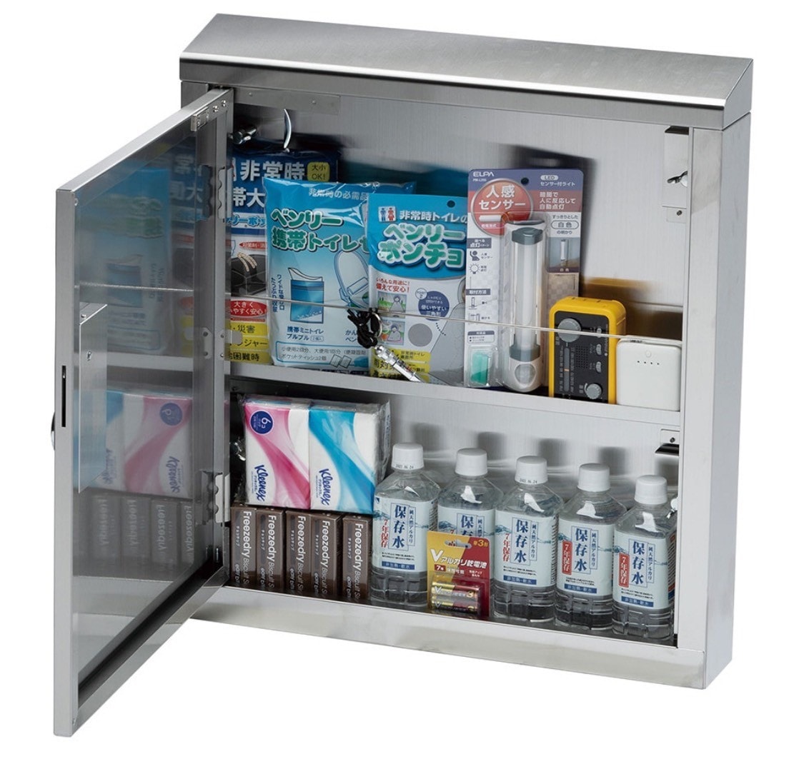 キャビネット エレベーター用キャビネット 薄型タイプEU03 | 防災備蓄品 | DURABLE