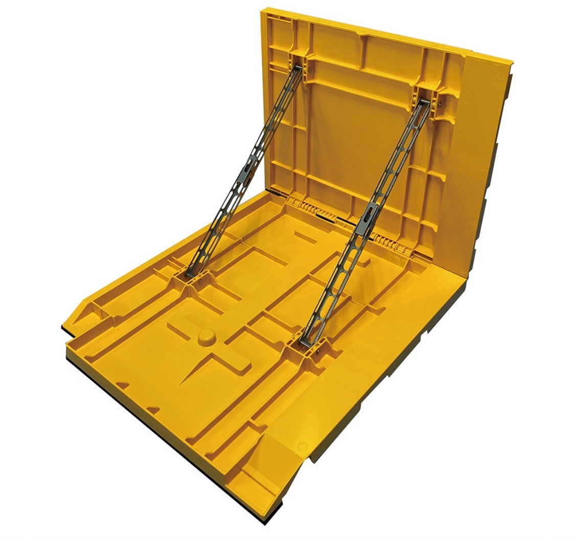 折りたたみ止水版F-Shield A（壁面用止水材）