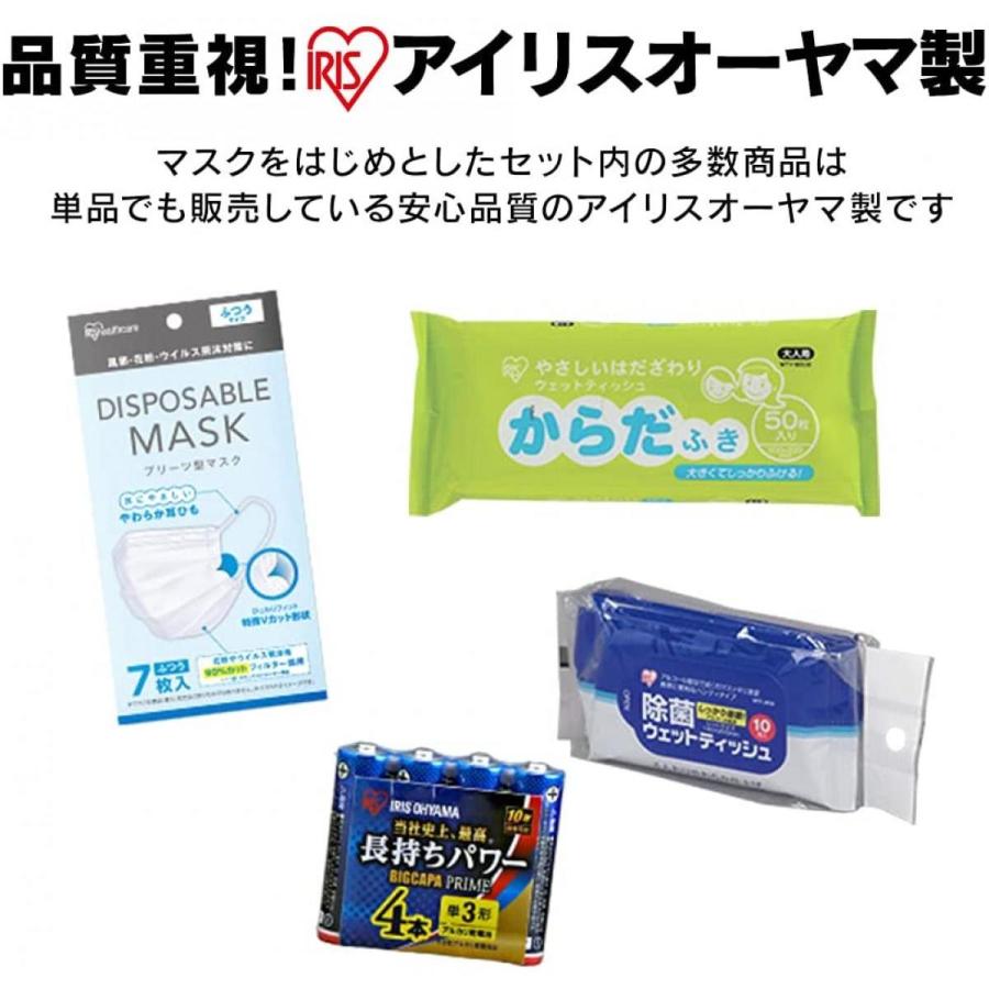 アイリスオーヤマ防災セット2人用62点セット