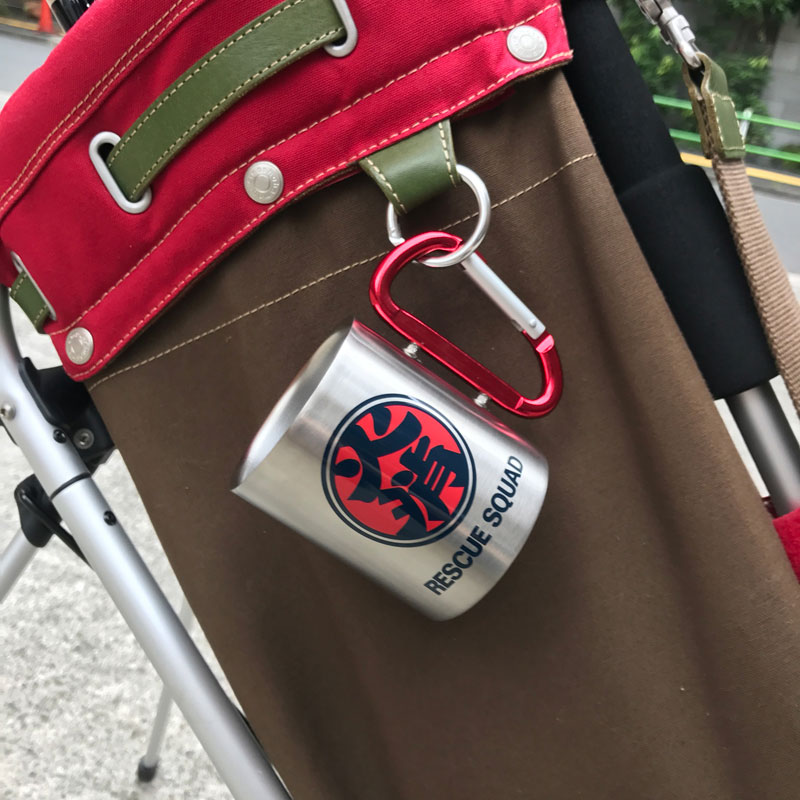 熱くなったら、火消しで冷静に】火消カラビナマグカップ