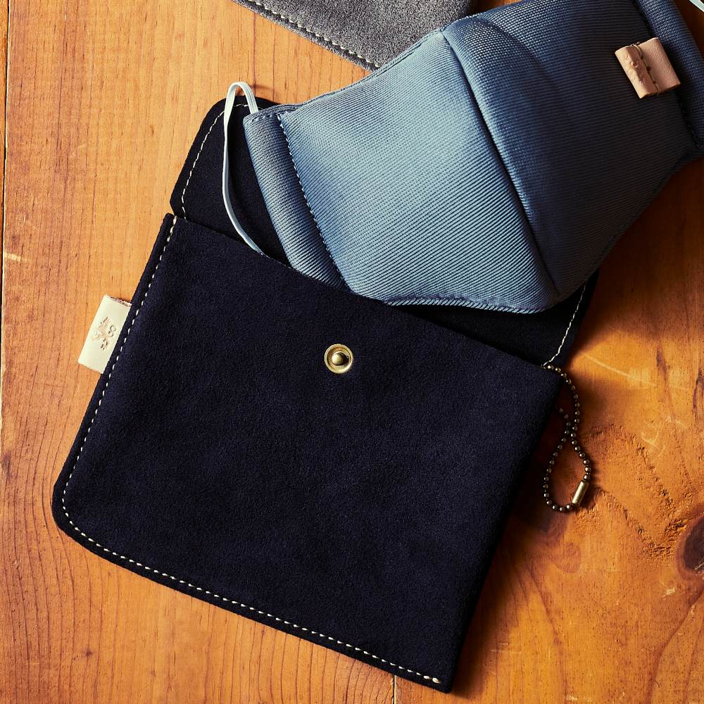 【新しい必需品のお供に】スエード素材 マスクケース