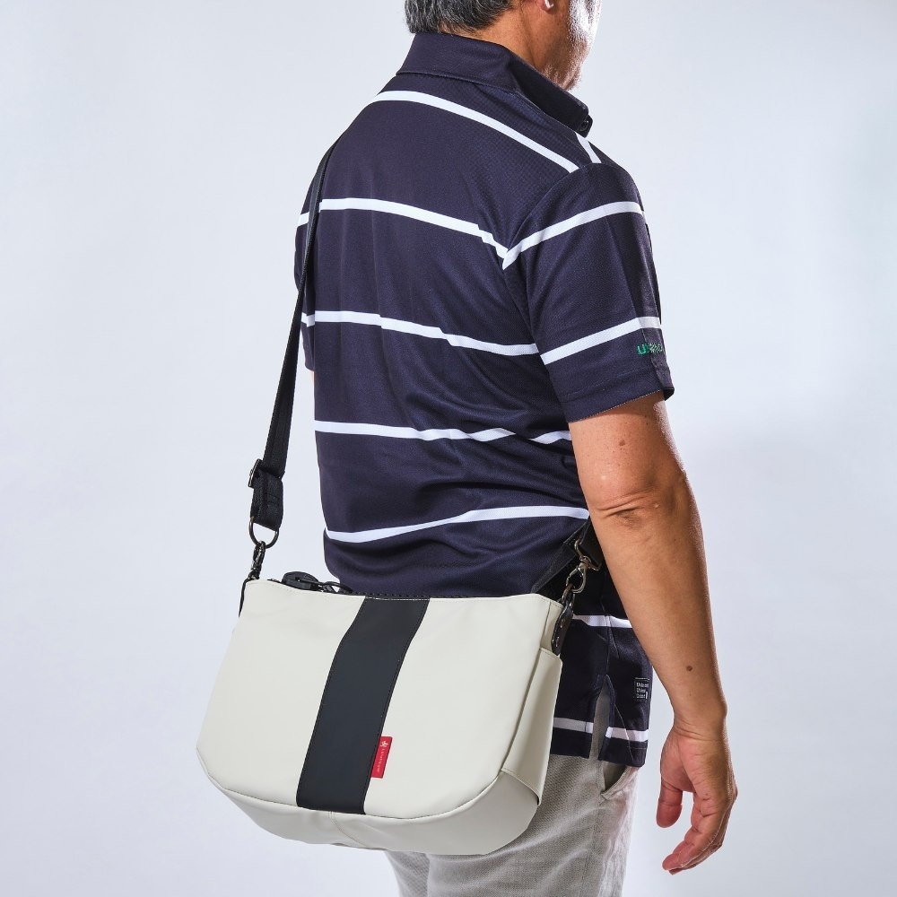 Lahella golf(ラヘラゴルフ)  ilma ja teras? ～イルマヤテラス～　ビッグジッパーラウンドバッグNeo【人とかぶらない。機能も、デザインも、ワンランク上】