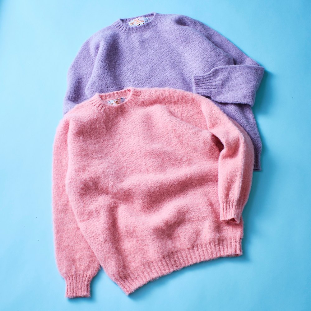 ＜ピーターバランス＞クルーネックセーター【アザミの葉が作る、極上の「ふわふわ」】