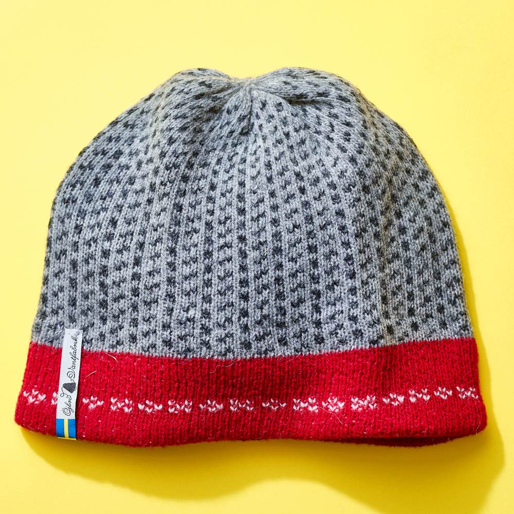 スカフテ　スウェーデン伝統メリノニット帽【冬のゴルフ場に映える!! 北欧生まれのモダンなパターンと配色】