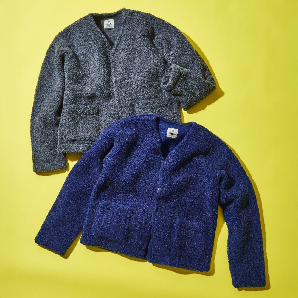 コールドブレイカー ウール100％ボアフリースジャケット【天然素材100