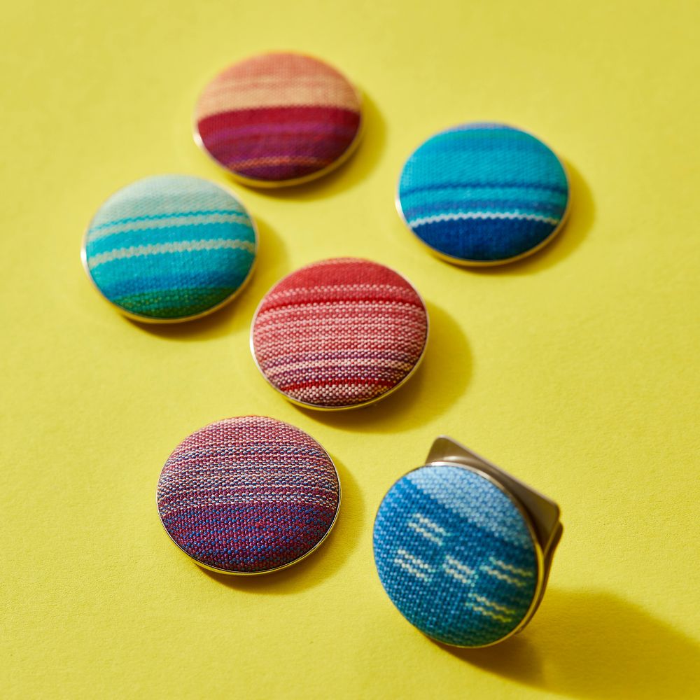 沖縄のミンサー織りクリップマーカー【世界に一つの伝統織物マーカー】