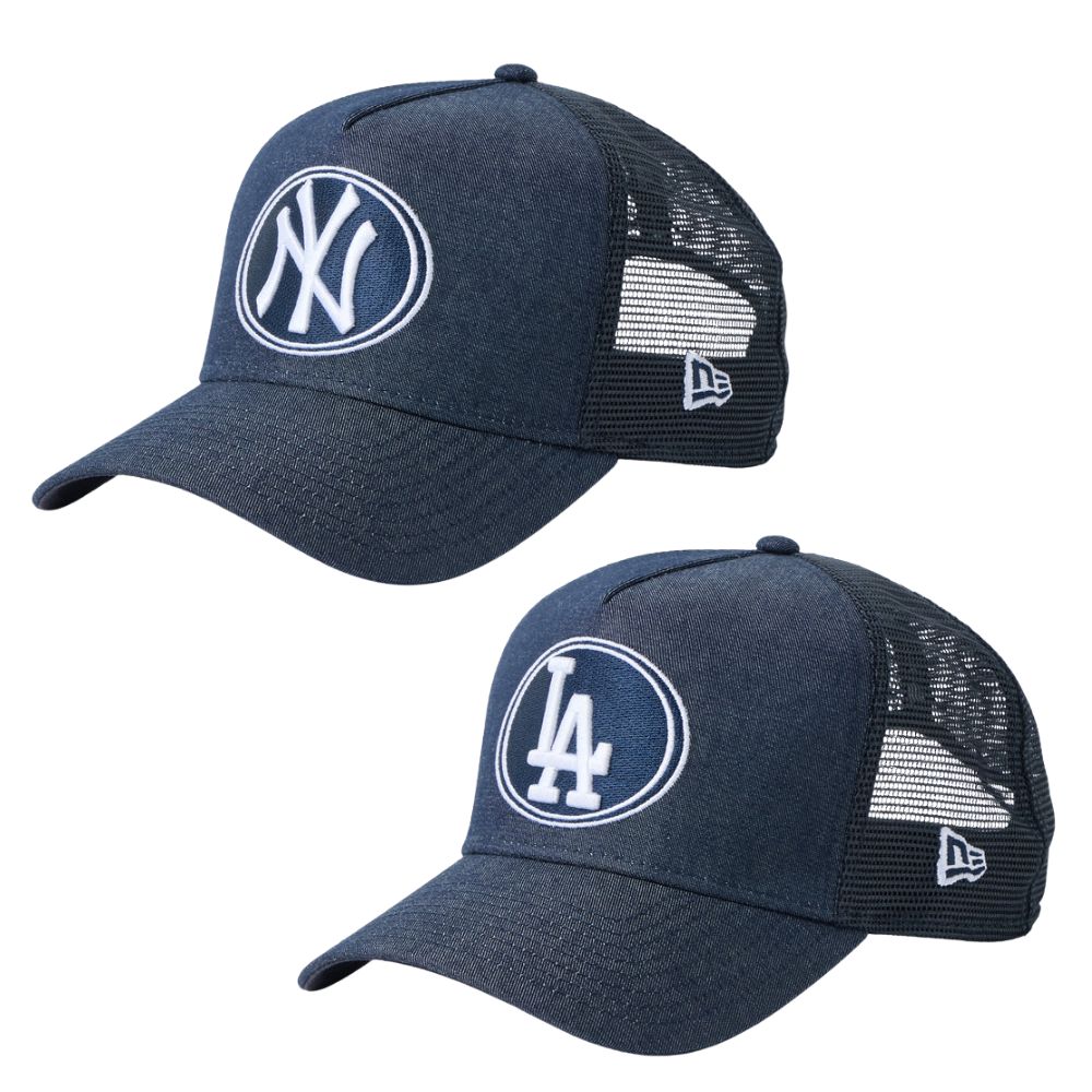 【NEW ERA GOLF】9FORTY A-Frame トラッカーキャップ サステナブル デニム【MLBの伝統とサステナビリティの融合】