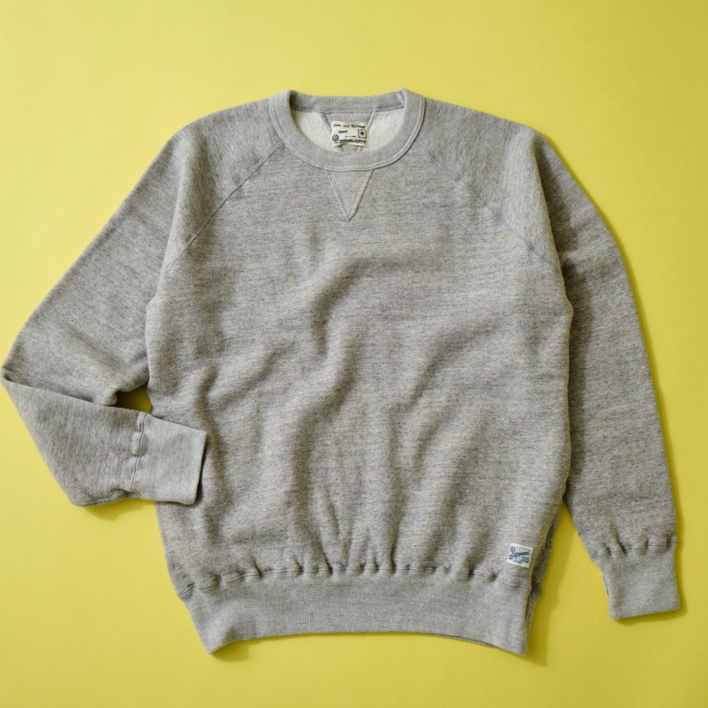 ＜Kepani＞やさしい着心地 マルクビ裏起毛トレーナー【糸から完全Made in JAPAN】