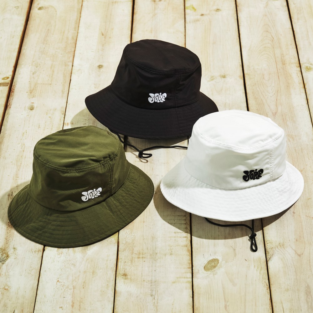 ＜YORF＞ストラップ付きポケッタブルハット【折りたたんで収納できる定番ハット】