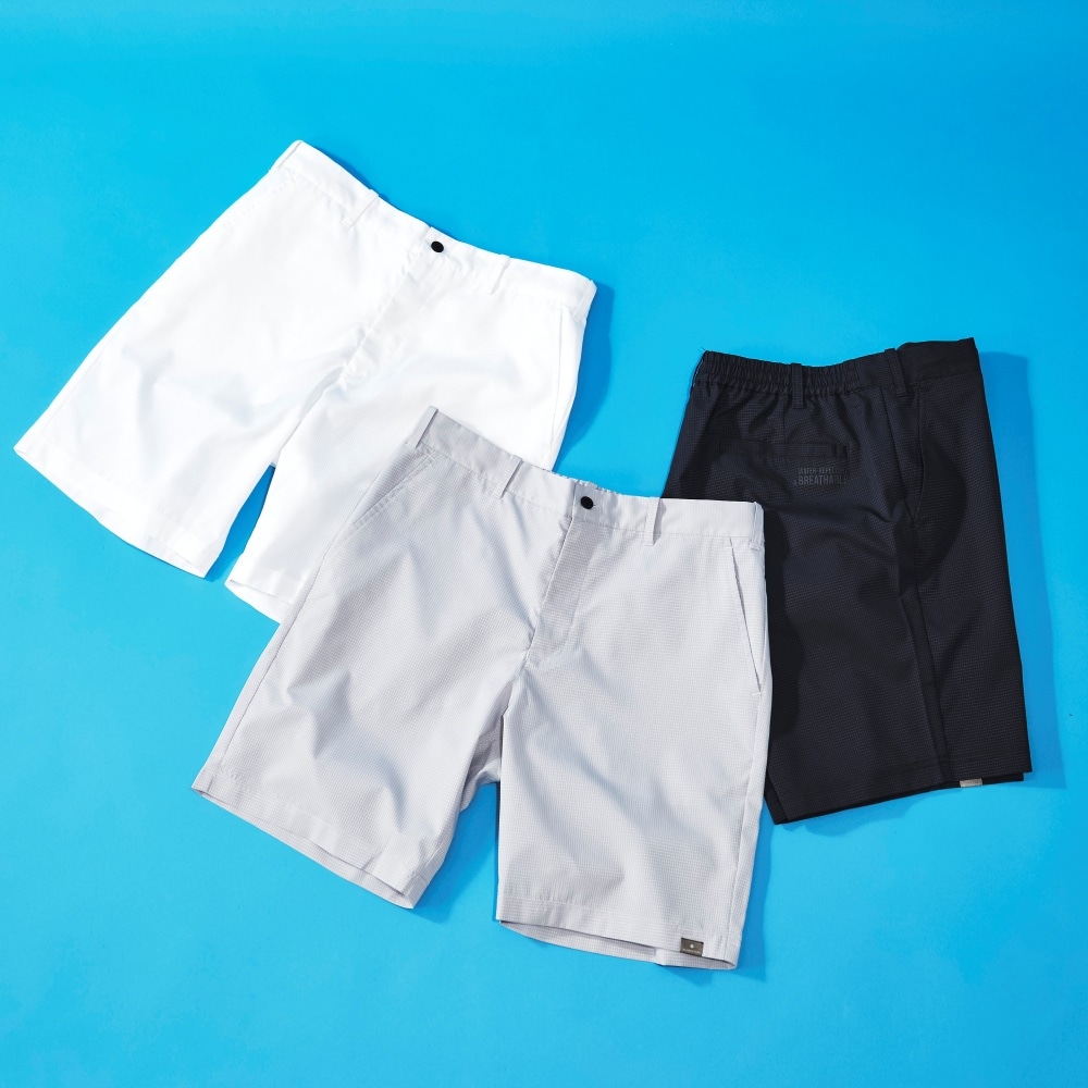 ＜ALLWEATHER＞デュアルファンクション DotAir® ストレッチショーツ【軽い！涼しい! 風通しバツグン】