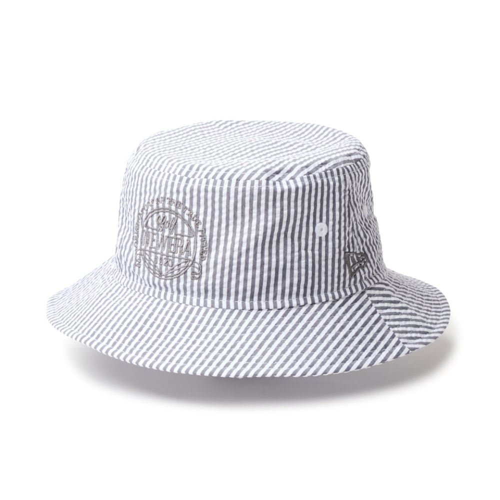 【NEW ERA GOLF】バケットハット01　シアサッカー ストライプ