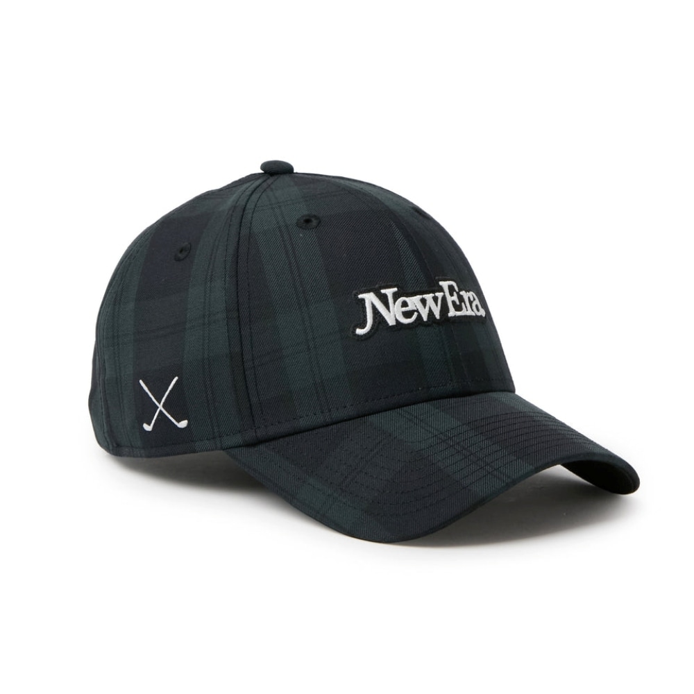 【NEW ERA GOLF】9FORTY ブラックウォッチ フェルトワッペンロゴ