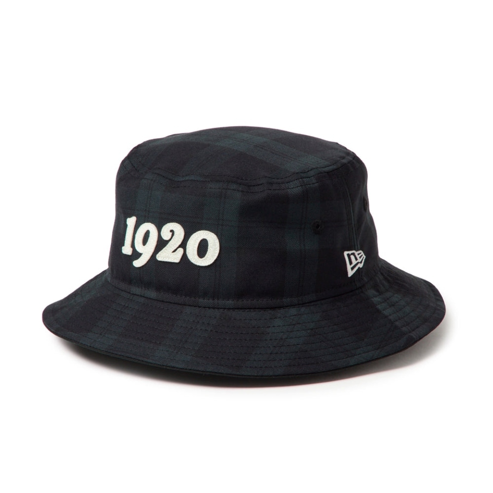 【NEW ERA GOLF】バケットハット01 ブラックウォッチ 1920ロゴ入り