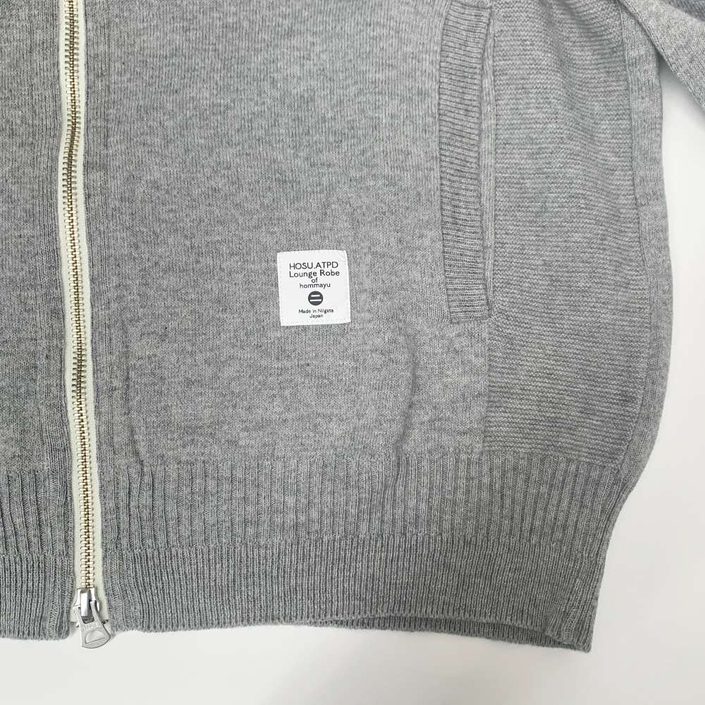 新潟製 自宅洗濯可能 Hosu コットンカシミヤzipブルゾン 杢グレー ゴルフダイジェスト公式通販サイト ゴルフポケット