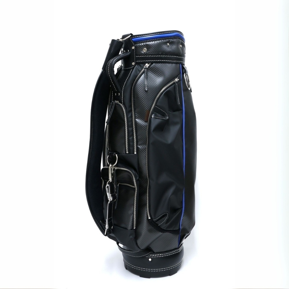 BMW 考英舎　ネイビー キャディバッグ 考英舎 ナイロンキャディバッグ ネイビー/ネイビー/ブルーストラップ