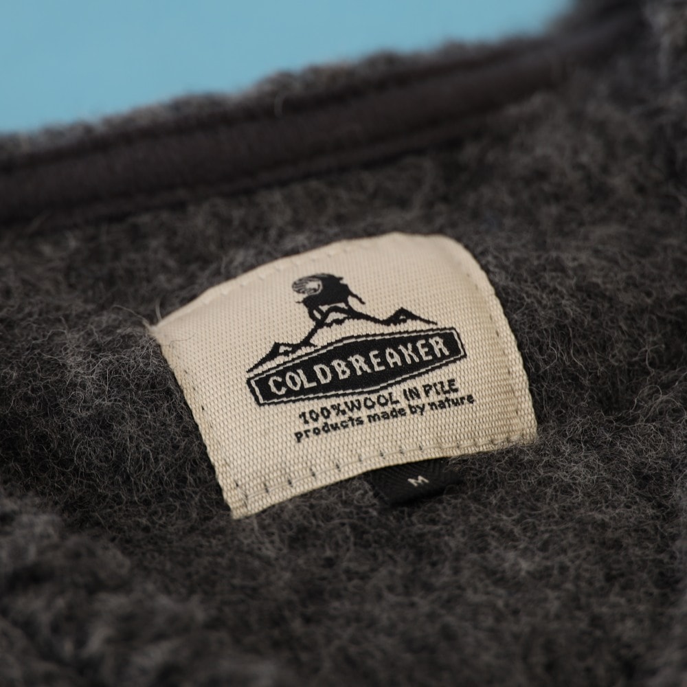 コールドブレイカー ウール100％ボアフリースジャケット【天然素材100