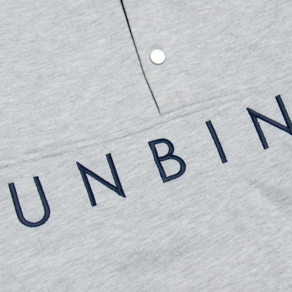 UNBIND(アンバインド) ハーフ スナップ スウェット プルオーバー