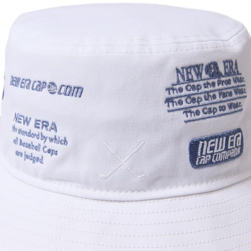 NEW ERA GOLF】 バケットハット01 アーカイブロゴ ALLOVER