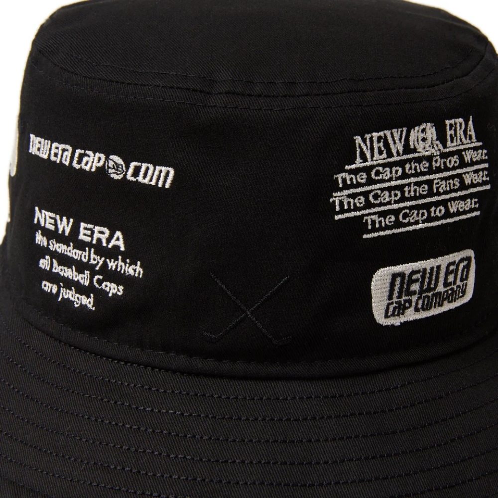 NEW ERA GOLF】 バケットハット01 アーカイブロゴ ALLOVER