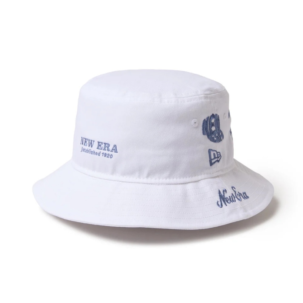 NEW ERA GOLF】 バケットハット01 アーカイブロゴ ALLOVER