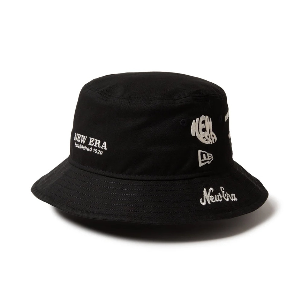 NEW ERA GOLF】 バケットハット01 アーカイブロゴ ALLOVER