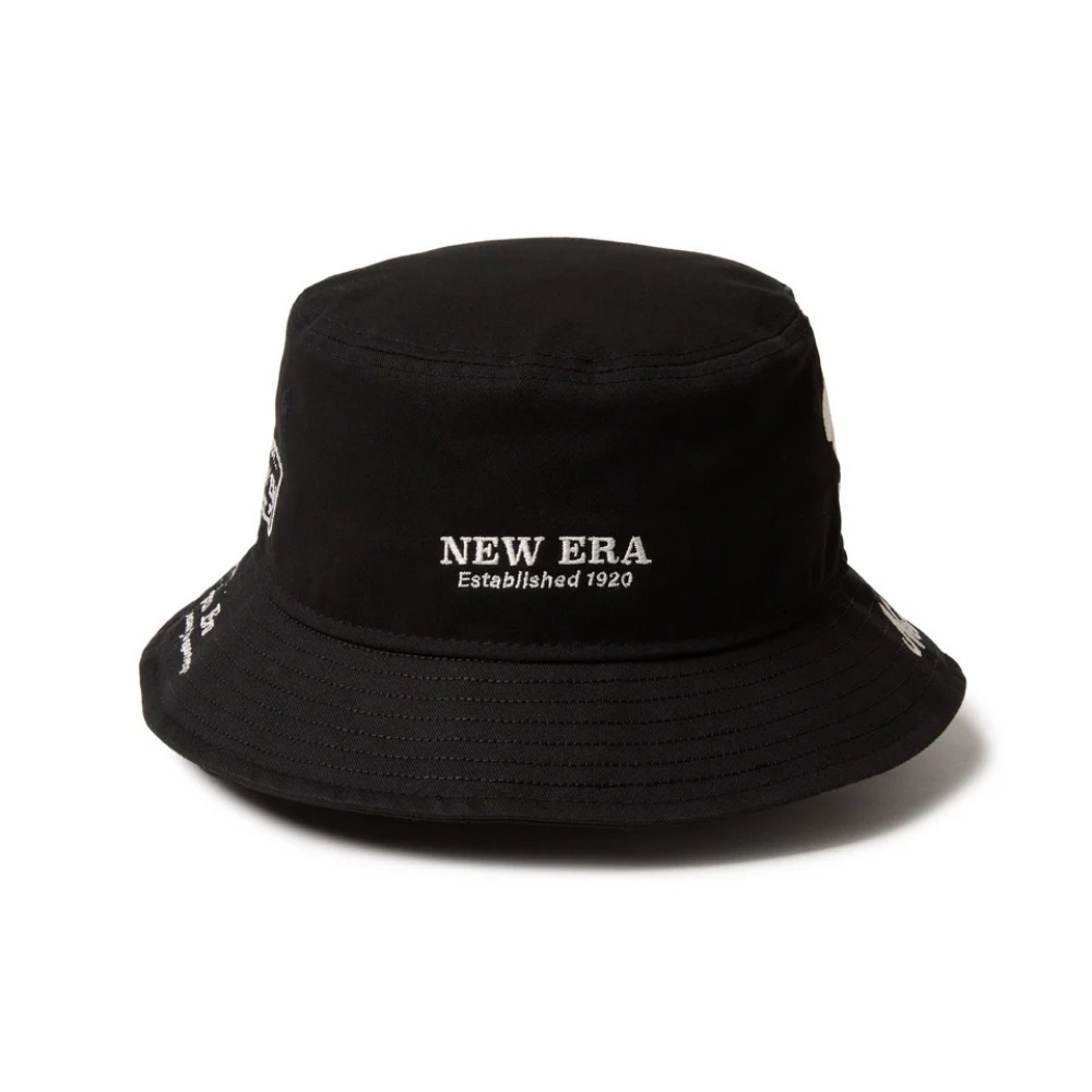 NEW ERA GOLF】 バケットハット01 アーカイブロゴ ALLOVER