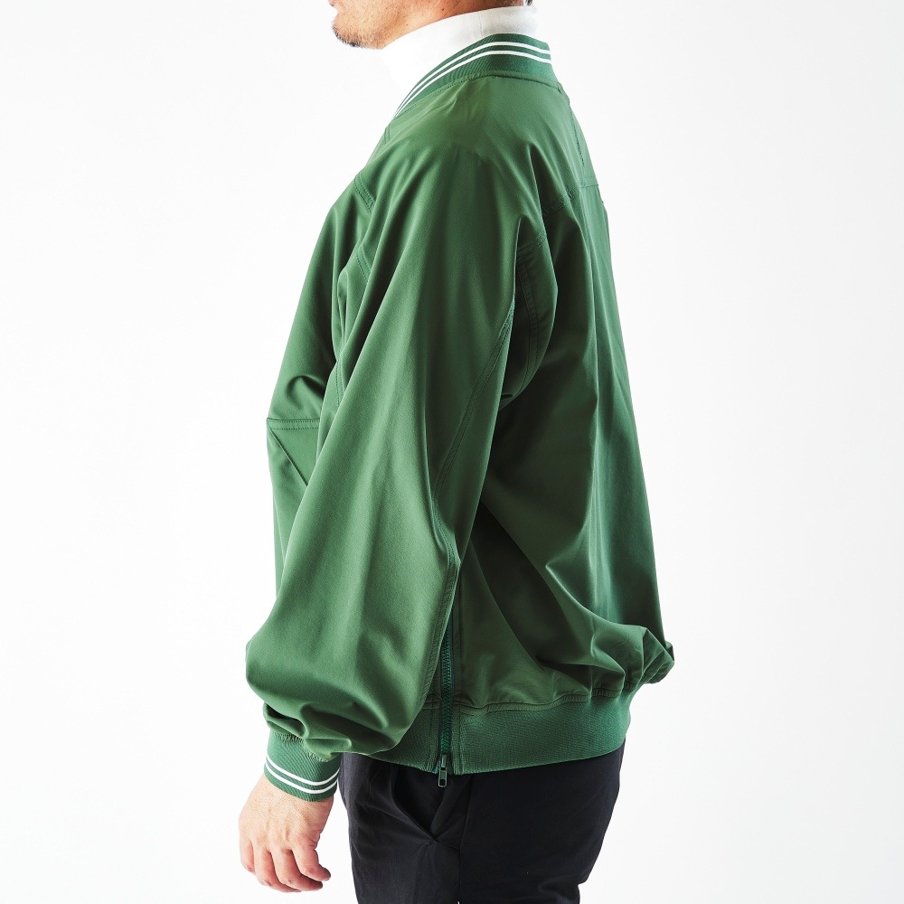 UNBIND(アンバインド) クラシックVネックプルオーバー【ライン入りリブ