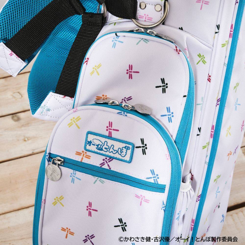 オーイ！とんぼ スタンドキャディバッグ　ポーチ ゴルフバッグ 新品 カラフルで機能性抜群【オーイ！とんぼ】スタンド キャディバッグ