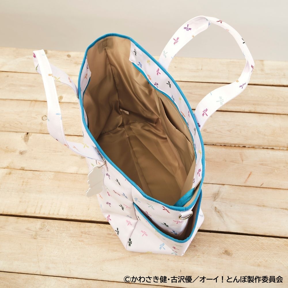 大容量＆軽量！【オーイ！とんぼ】ボストントートバッグ トカラブルー