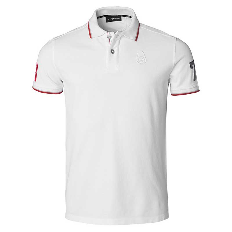 LOOPWHEELER 15SS ナンバーワッペンポロシャツ(ホワイト・XL) LOOPWHEELER 15SS ナンバーワッペンポロシャツ(ホワイト・XL)
