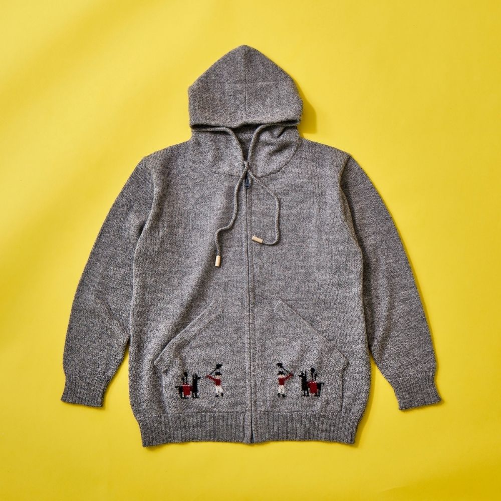 インポートハウス アルパカ100% ニットパーカー【軽くて暖かくて丈夫