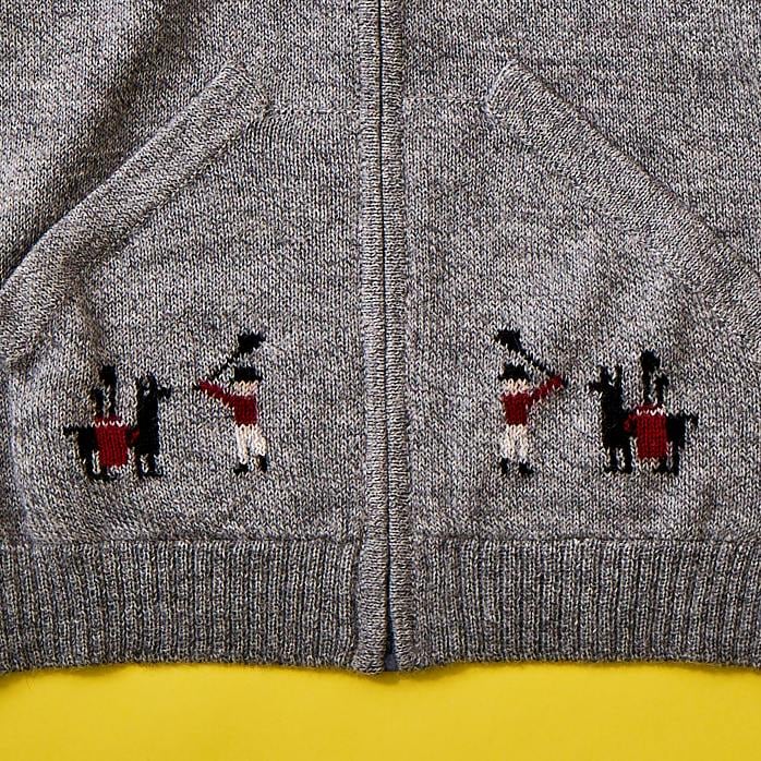 インポートハウス アルパカ100% ニットパーカー【軽くて暖かくて丈夫