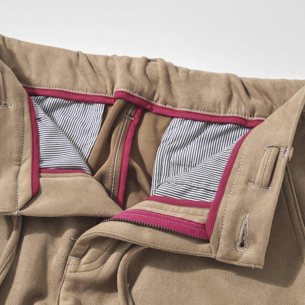 パンツ omochi ONO(オノ）+8186 MOCHI MOCHI ダンボールスエード ドロストパンツ