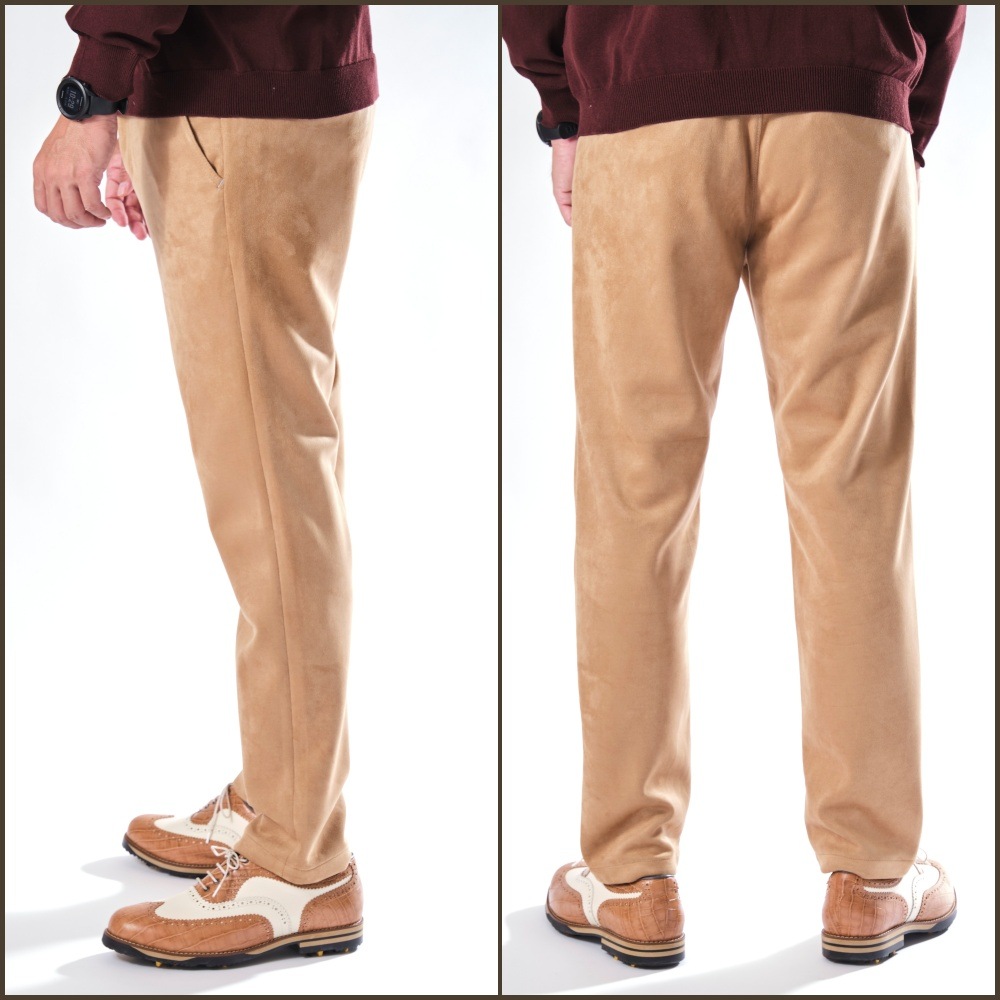 パンツ omochi ONO(オノ）+8186 MOCHI MOCHI ダンボールスエード ドロストパンツ