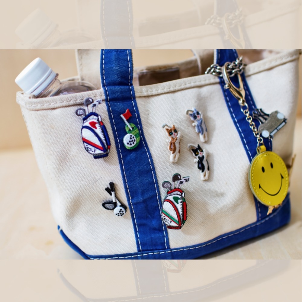 猫好きなんですか?話題になる】ゴルフモチーフ ピンバッジ